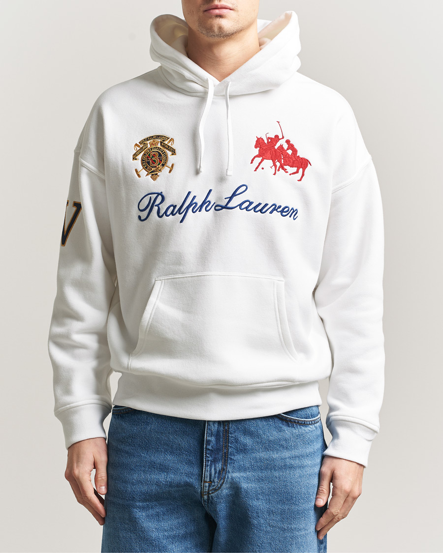 Mies | Puserot | Polo Ralph Lauren | Magic Fleece Logo Hoodie White