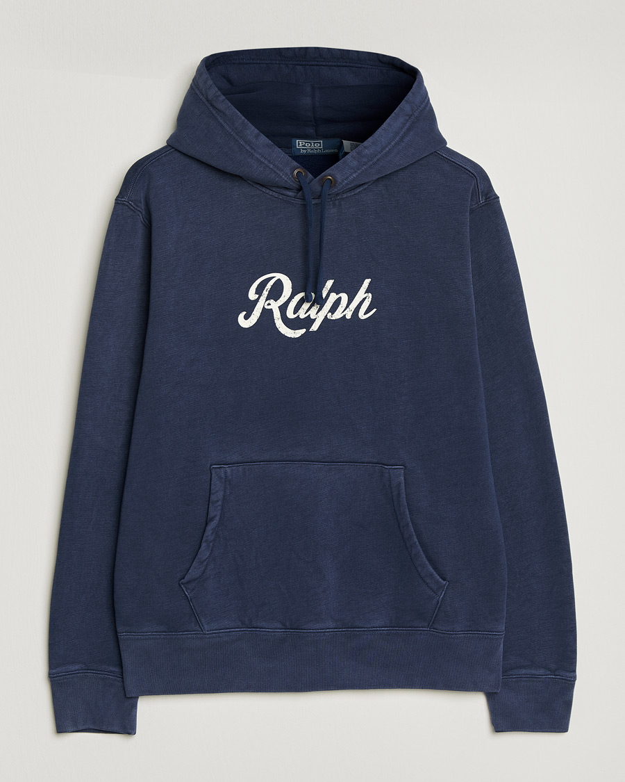 Mies | Puserot | Polo Ralph Lauren | Vintage Fleece Logo Hoodie Dark Cobalt