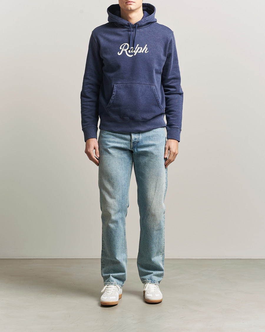 Mies | Puserot | Polo Ralph Lauren | Vintage Fleece Logo Hoodie Dark Cobalt
