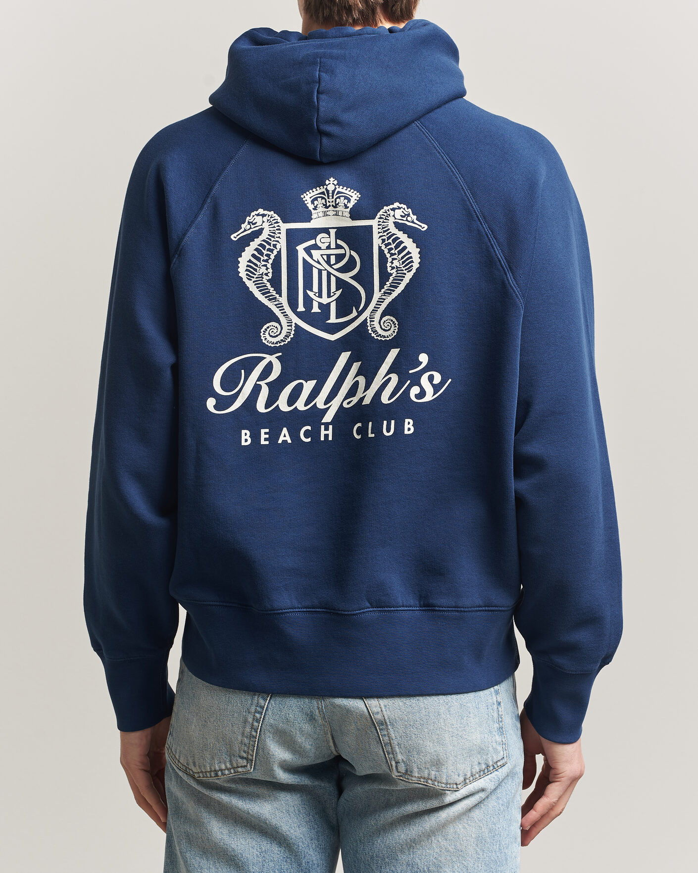 Mies | Puserot | Polo Ralph Lauren | Fleece Hoodie Dark Cobalt