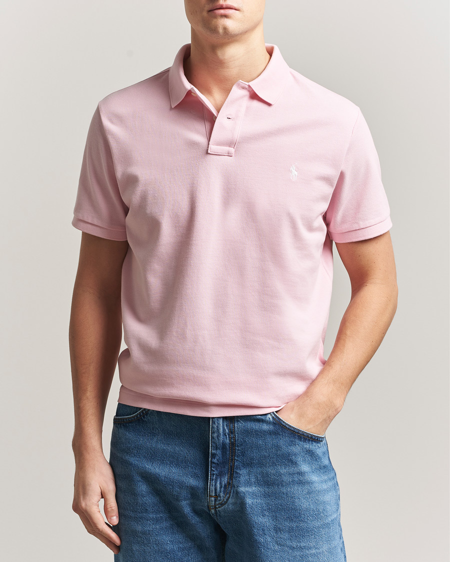 Mies | Pikeet | Polo Ralph Lauren | Custom Slim Fit Polo Garden Pink