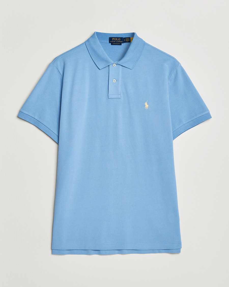 Mies | Pikeet | Polo Ralph Lauren | Custom Slim Fit Polo Bristol Blue