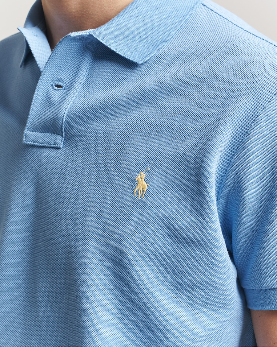 Mies | Pikeet | Polo Ralph Lauren | Custom Slim Fit Polo Bristol Blue