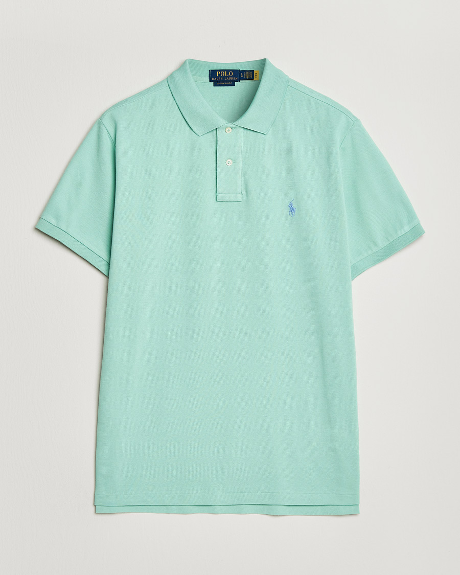 Mies | Pikeet | Polo Ralph Lauren | Custom Slim Fit Polo Celadon