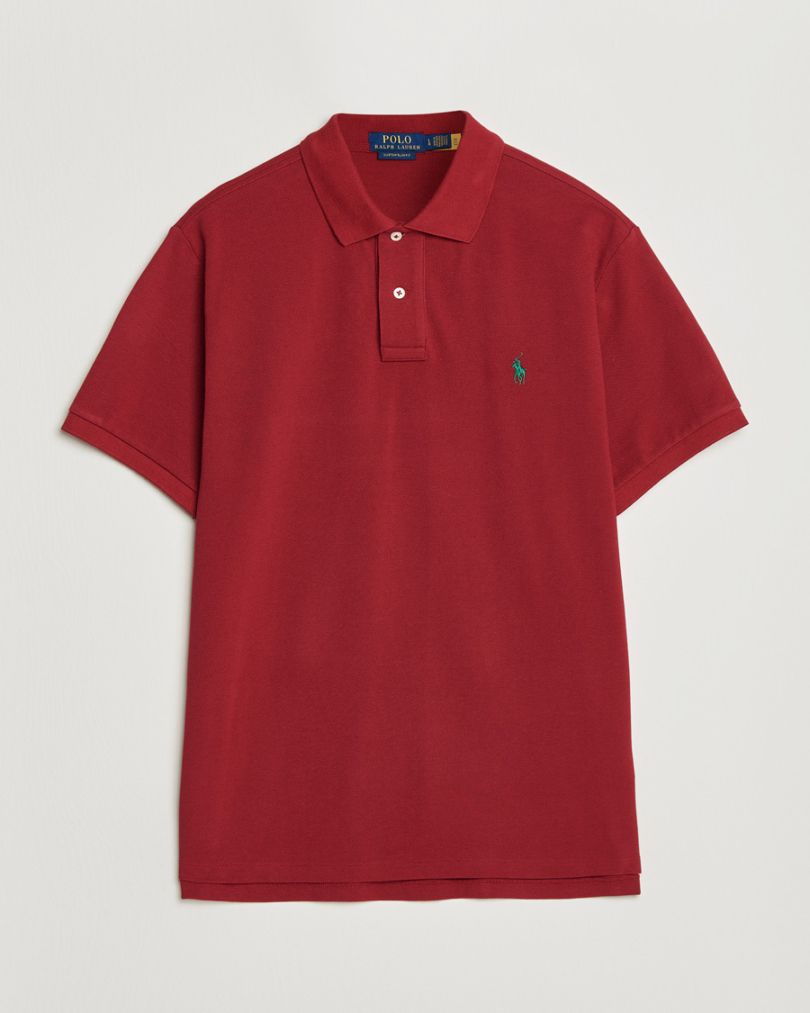 Mies | Pikeet | Polo Ralph Lauren | Custom Slim Fit Polo Heritage Red