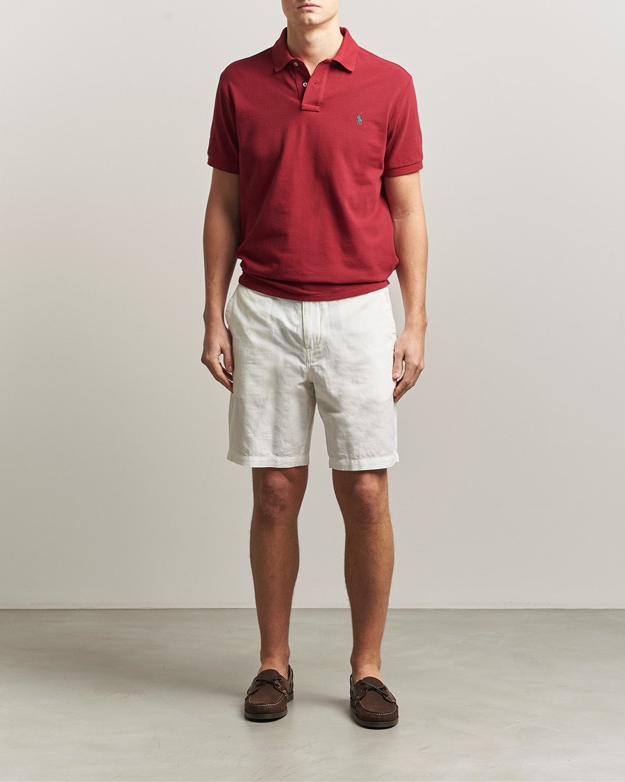 Mies | Pikeet | Polo Ralph Lauren | Custom Slim Fit Polo Heritage Red