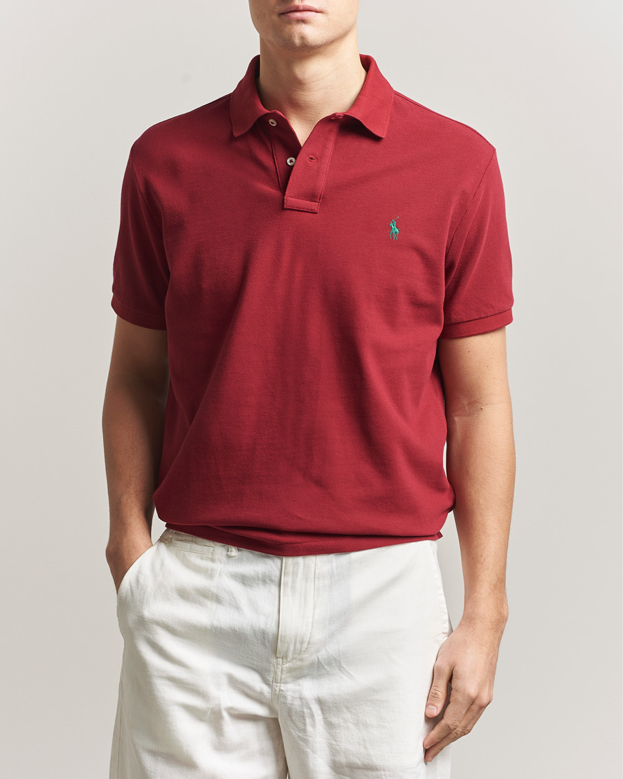 Mies | Pikeet | Polo Ralph Lauren | Custom Slim Fit Polo Heritage Red