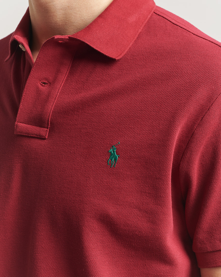 Mies | Pikeet | Polo Ralph Lauren | Custom Slim Fit Polo Heritage Red