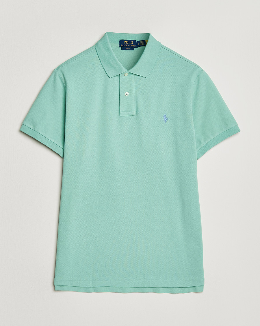 Mies | Pikeet | Polo Ralph Lauren | Slim Fit Polo Celadon