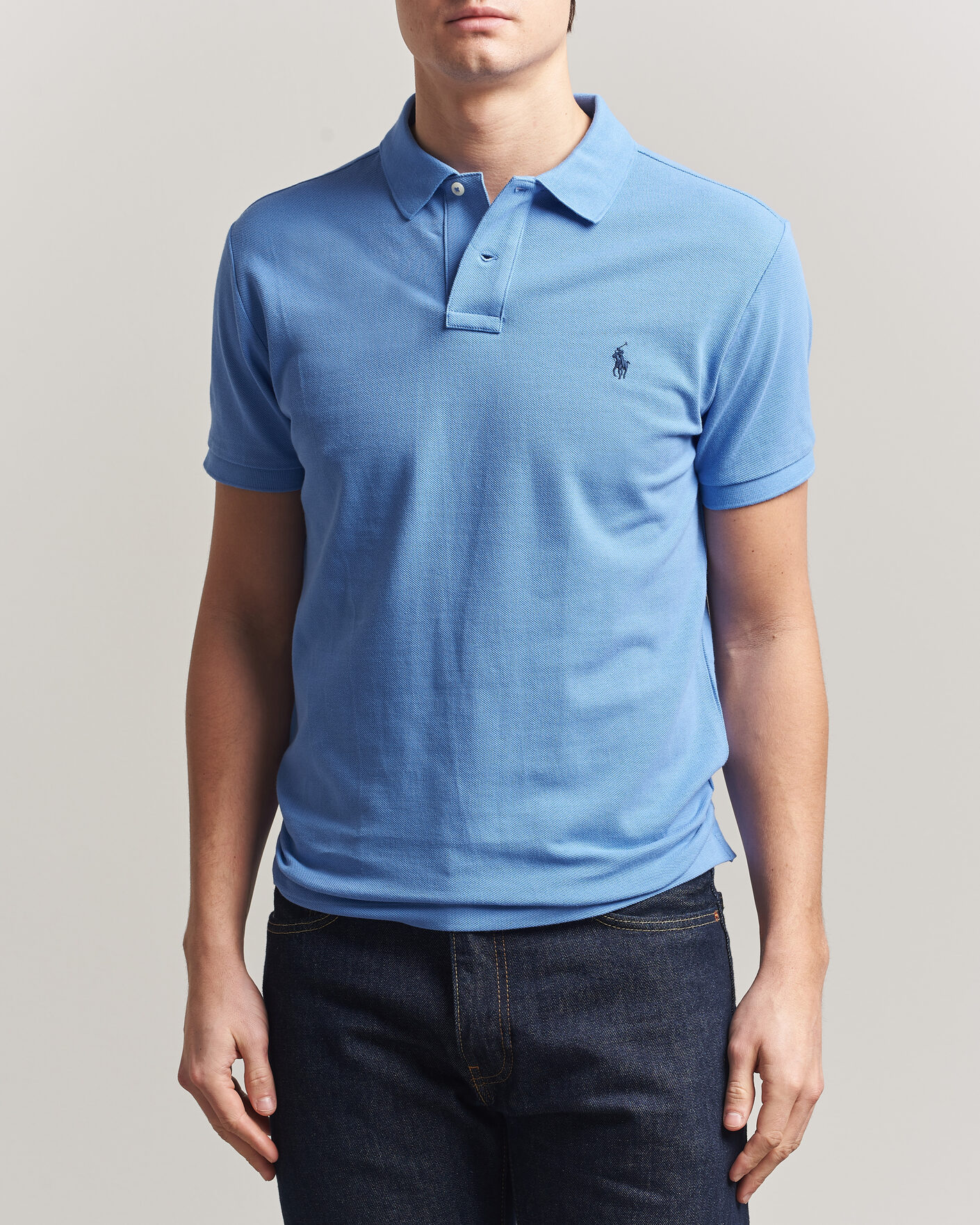 Mies | Pikeet | Polo Ralph Lauren | Slim Fit Polo Harbour Island Blue