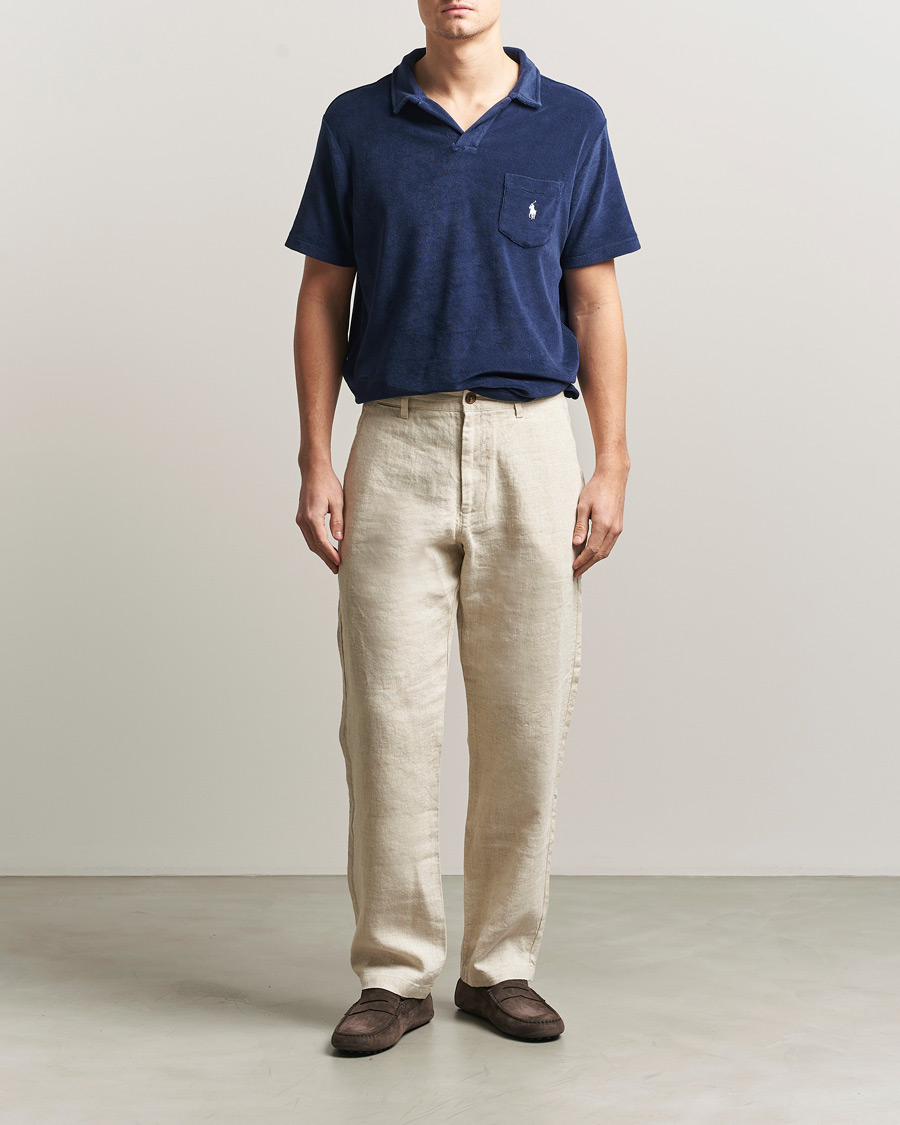 Mies | Pikeet | Polo Ralph Lauren | Cotton Terry Polo Newport Navy