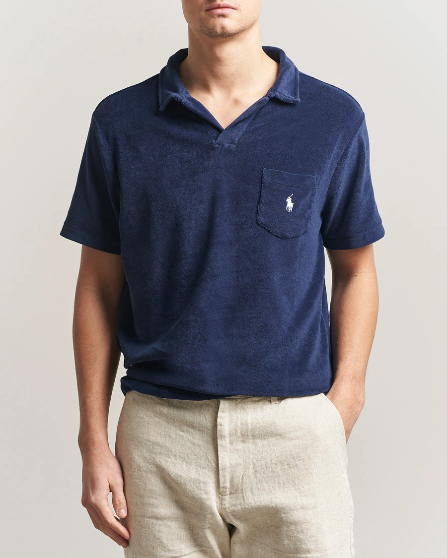 Mies | Pikeet | Polo Ralph Lauren | Cotton Terry Polo Newport Navy