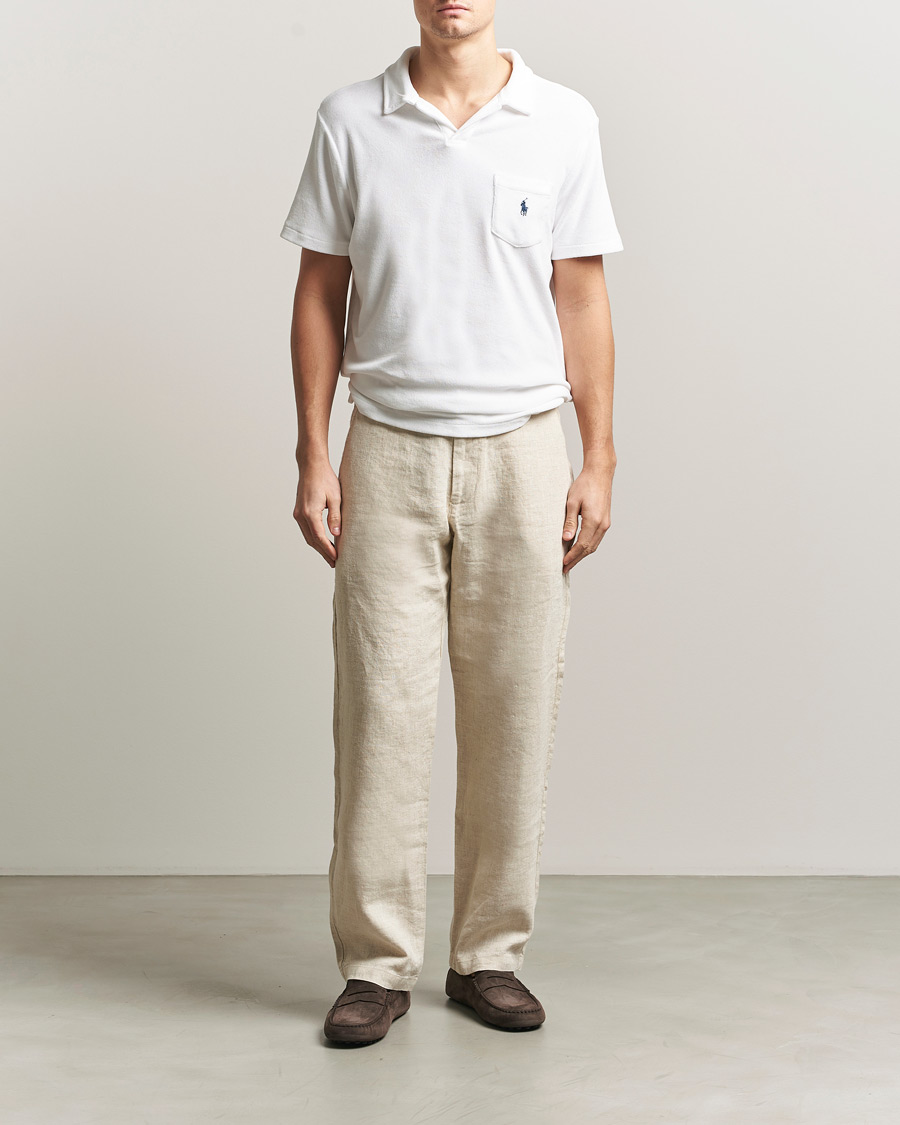 Mies | Pikeet | Polo Ralph Lauren | Cotton Terry Polo White