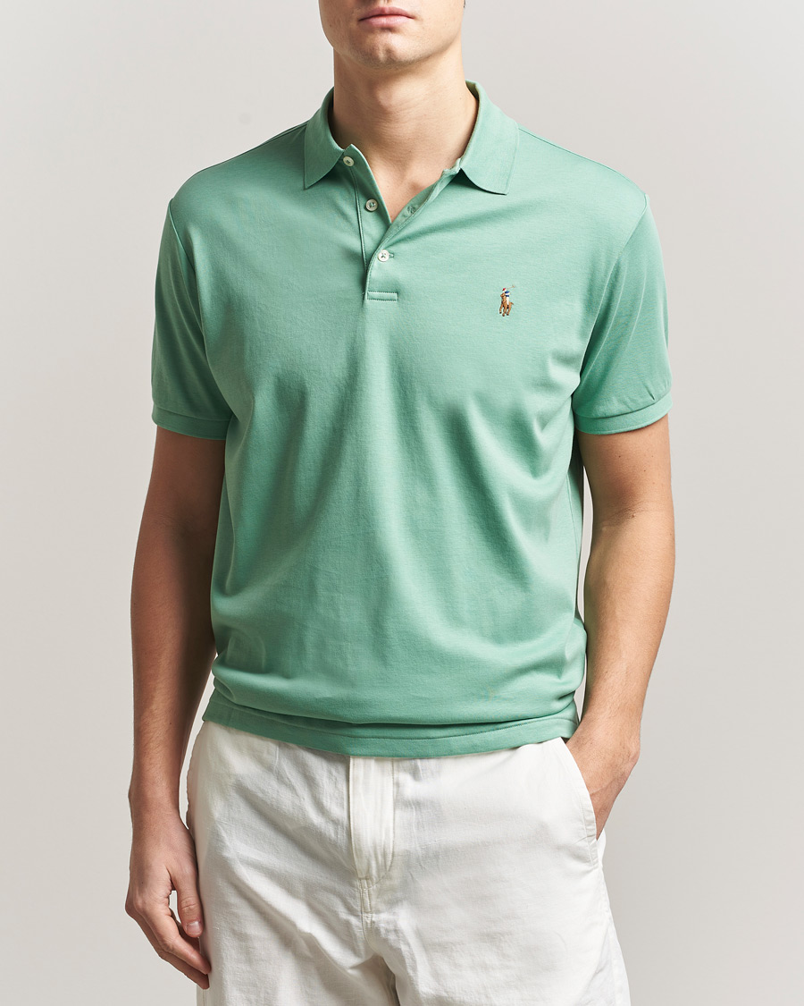 Mies | Pikeet | Polo Ralph Lauren | Luxury Pima Cotton Polo Faded Mint