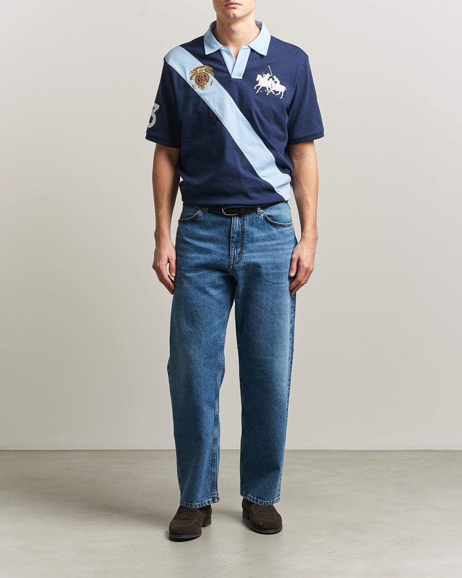 Mies | Pikeet | Polo Ralph Lauren | Diagonal Striped Polo Newport Navy