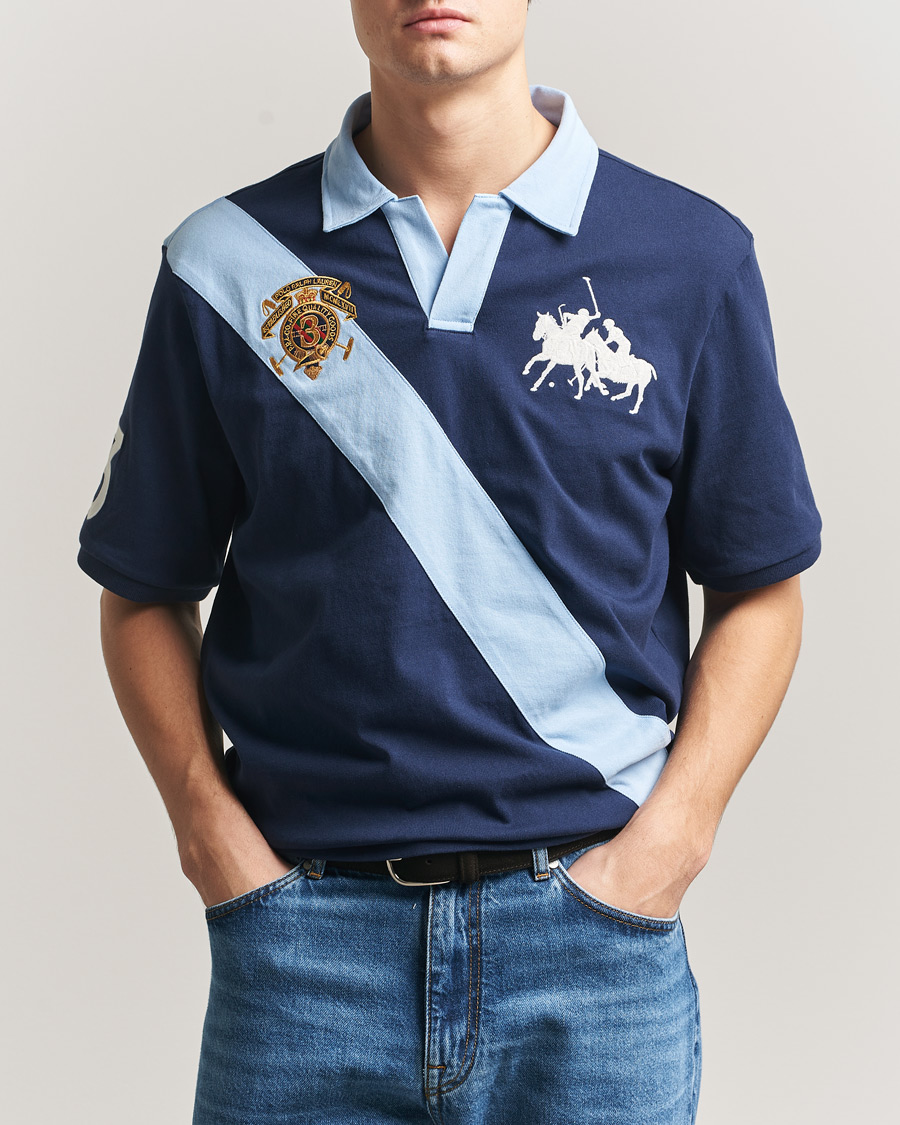 Mies | Pikeet | Polo Ralph Lauren | Diagonal Striped Polo Newport Navy
