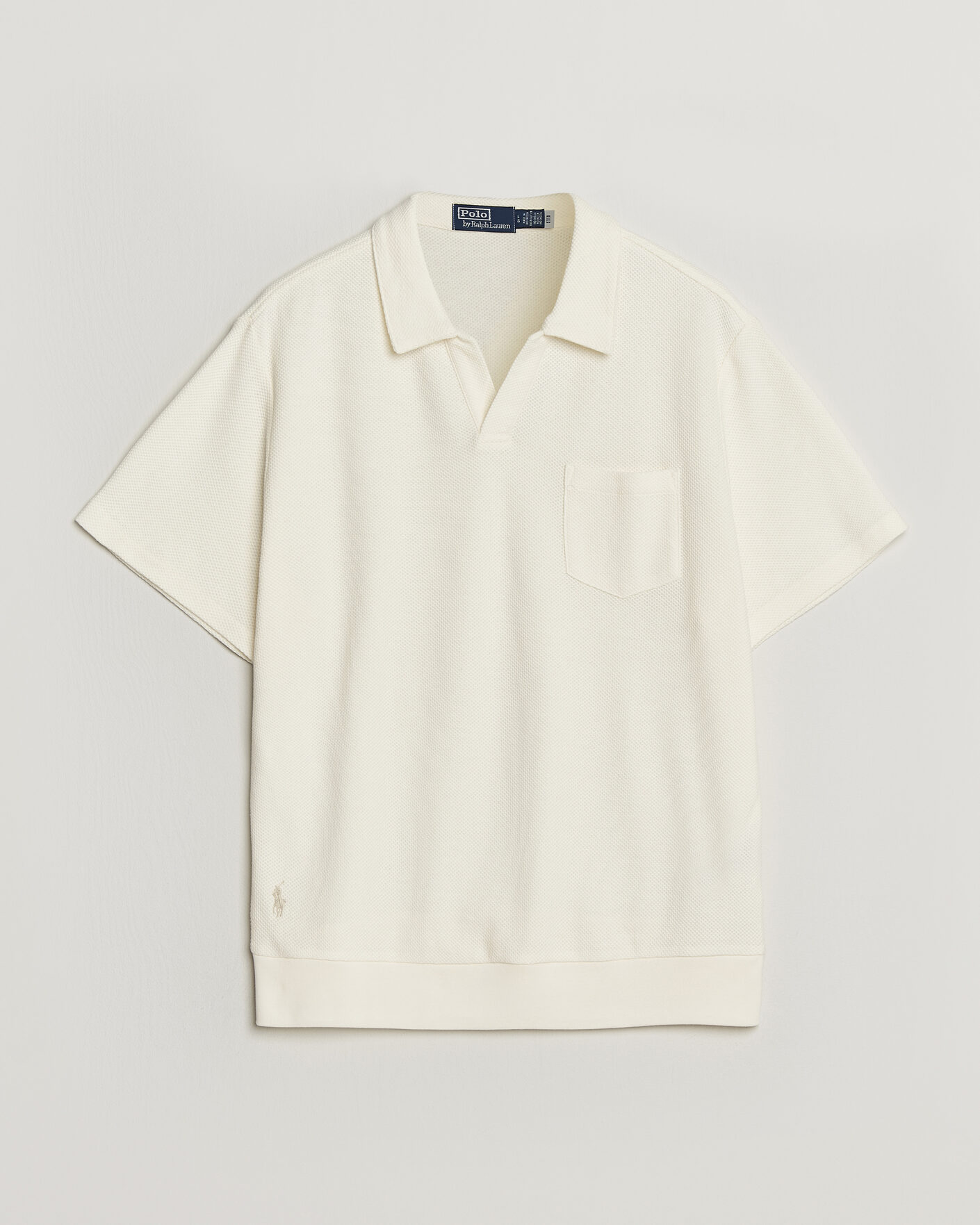 Mies | Pikeet | Polo Ralph Lauren | Knitted Polo Pale Cream