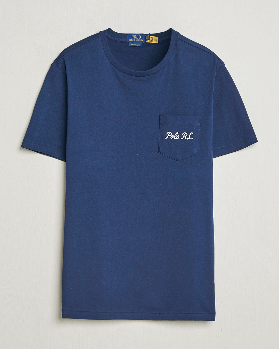 Mies | T-paidat | Polo Ralph Lauren | Jersey Bear T-Shirt Newport Navy