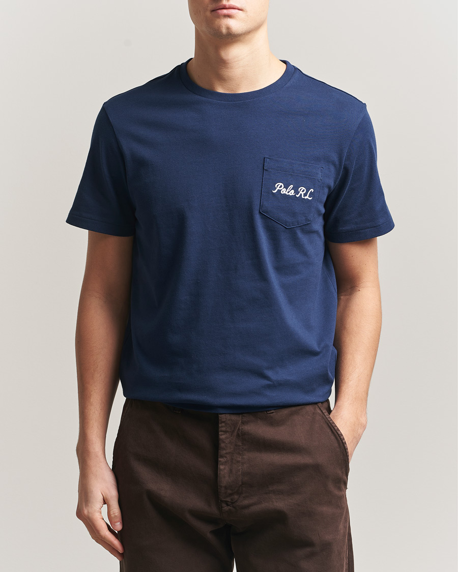 Mies | T-paidat | Polo Ralph Lauren | Jersey Bear T-Shirt Newport Navy