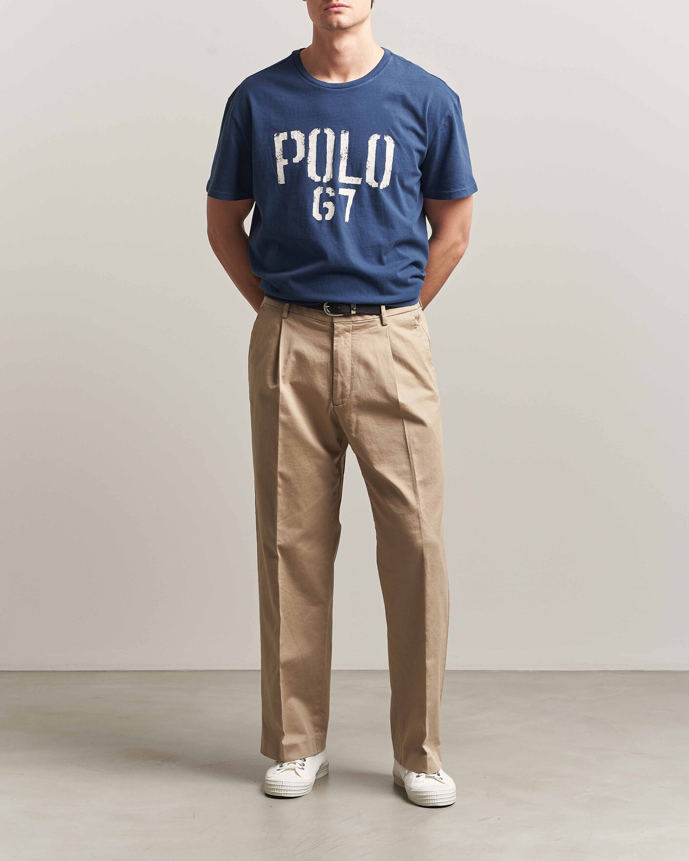 Mies | T-paidat | Polo Ralph Lauren | Jersey Logo T-Shirt Dark Cobalt