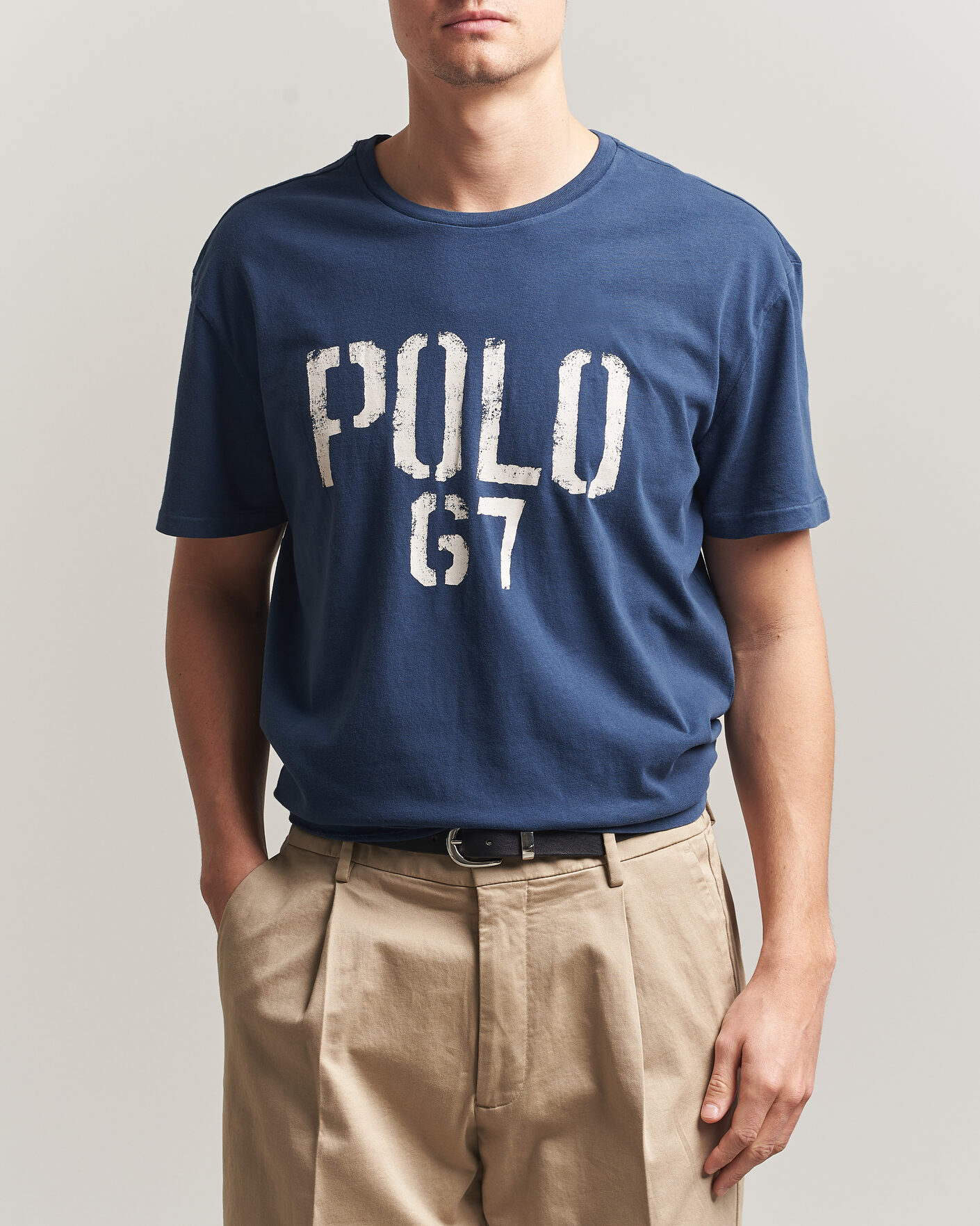 Mies | T-paidat | Polo Ralph Lauren | Jersey Logo T-Shirt Dark Cobalt