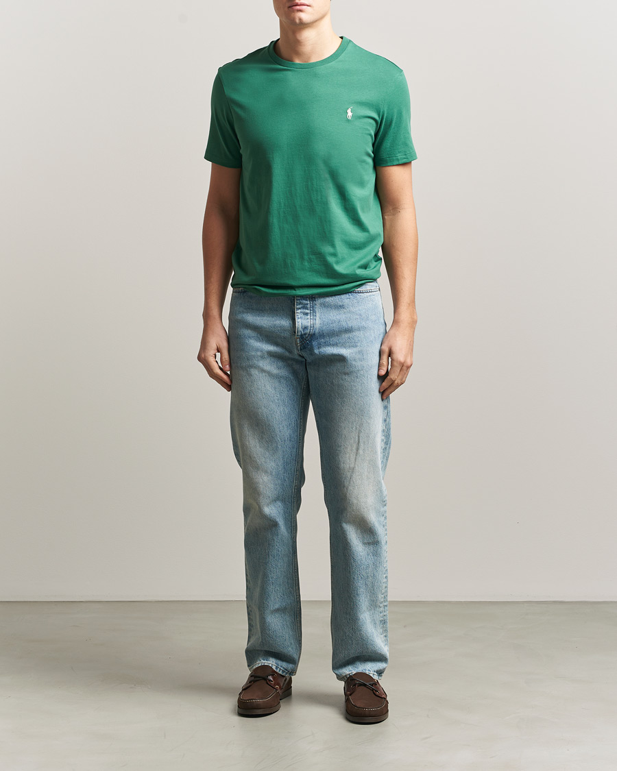 Mies | T-paidat | Polo Ralph Lauren | Crew Neck T-Shirt Antique Cream