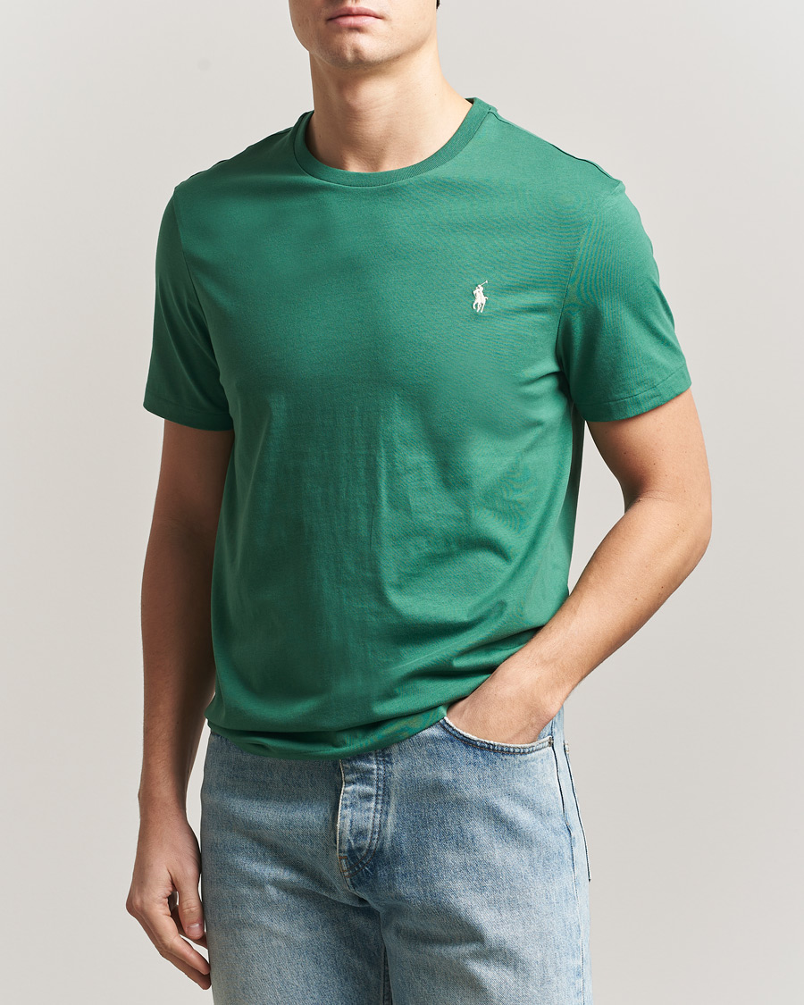 Mies | T-paidat | Polo Ralph Lauren | Crew Neck T-Shirt Antique Cream