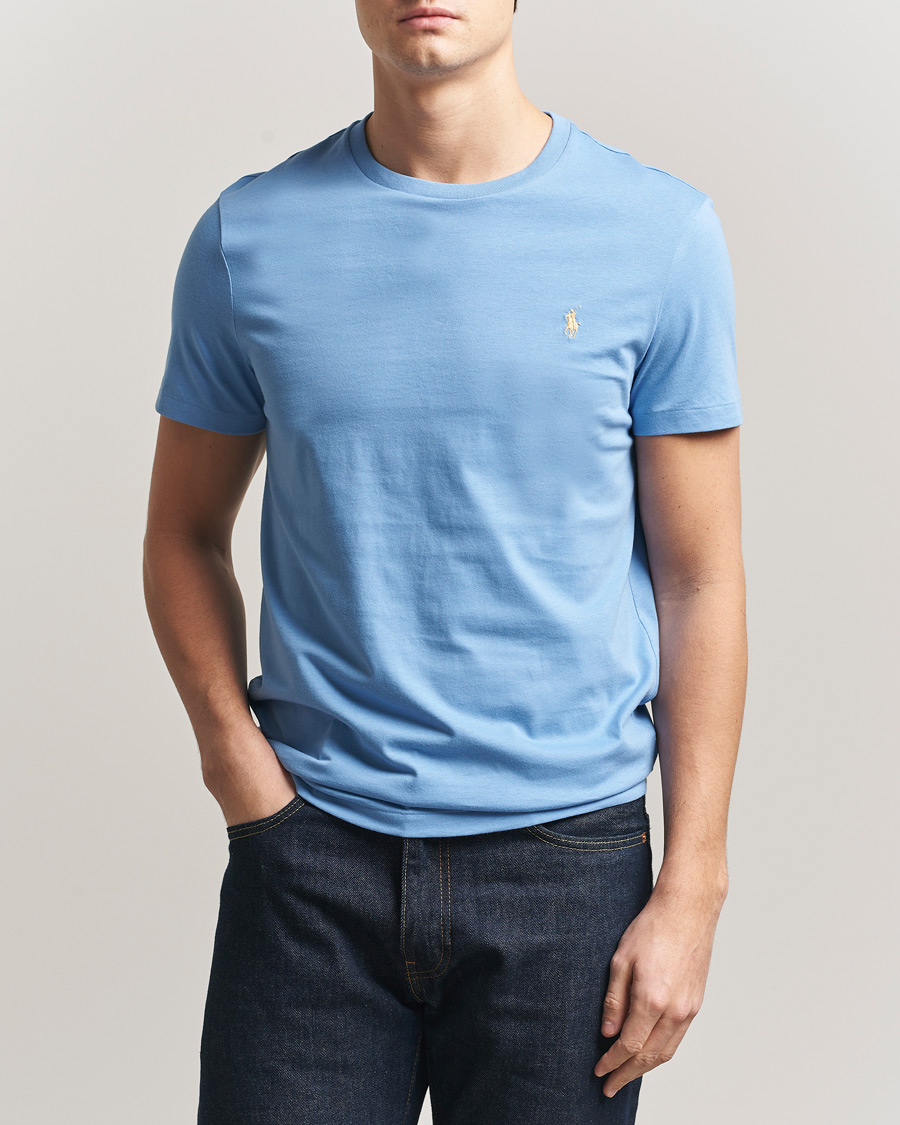 Mies | T-paidat | Polo Ralph Lauren | Crew Neck T-Shirt Bristol Blue