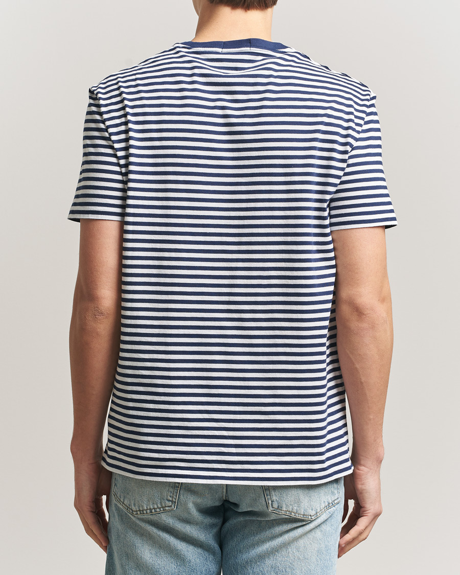 Mies | T-paidat | Polo Ralph Lauren | Crew Neck Striped T-Shirt Newport Navy/White