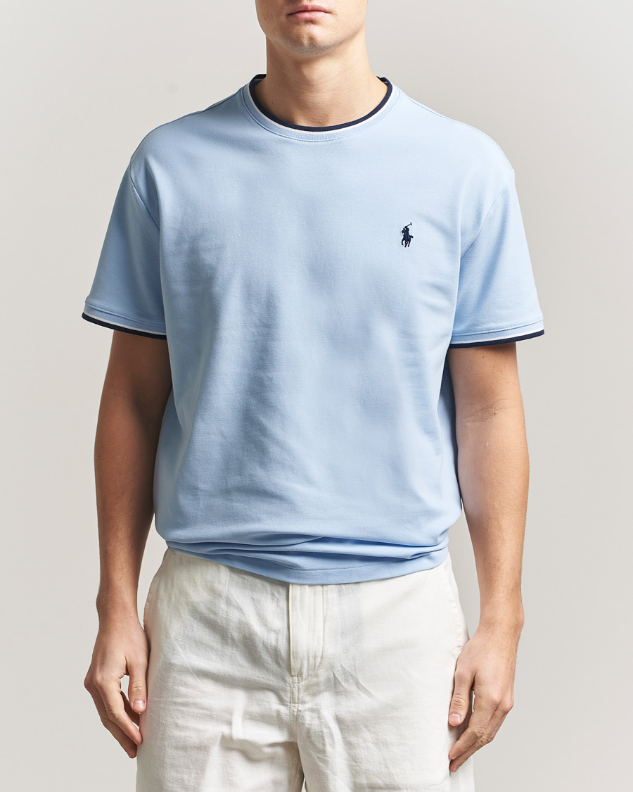 Mies | T-paidat | Polo Ralph Lauren | Mesh Polo T-Shirt Office Blue