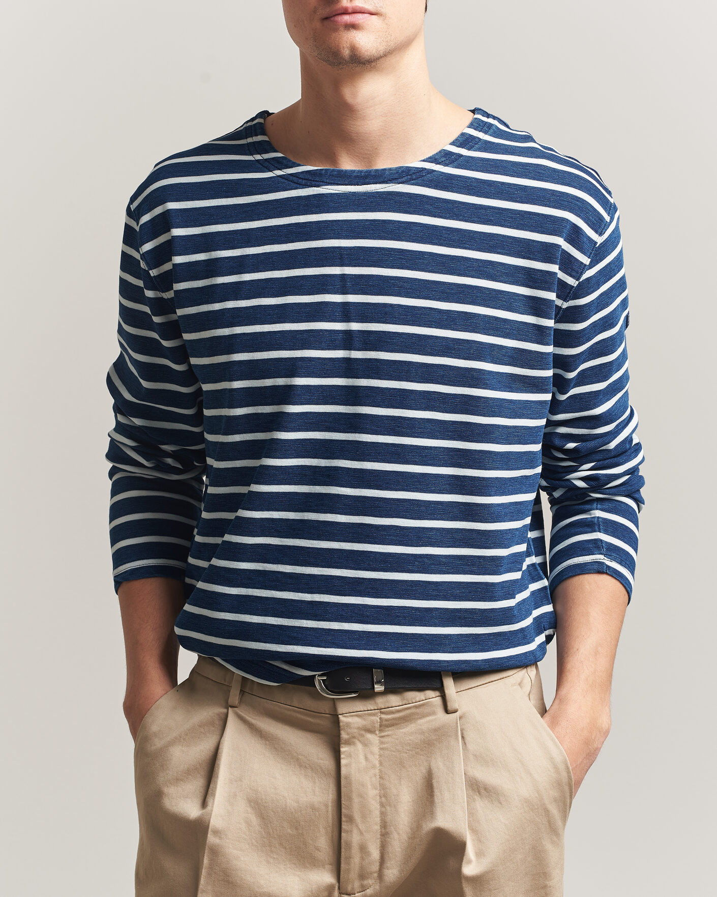 Mies | T-paidat | Polo Ralph Lauren | Long Sleeve Jersey T-Shirt Dark Indigo