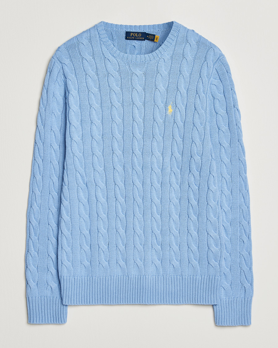 Mies | Puserot | Polo Ralph Lauren | Cotton Cable Pullover Austin Blue