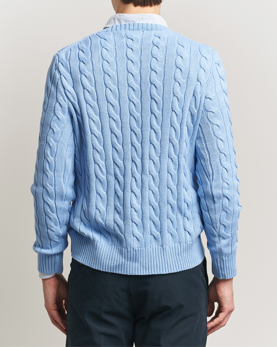 Mies | Puserot | Polo Ralph Lauren | Cotton Cable Pullover Austin Blue