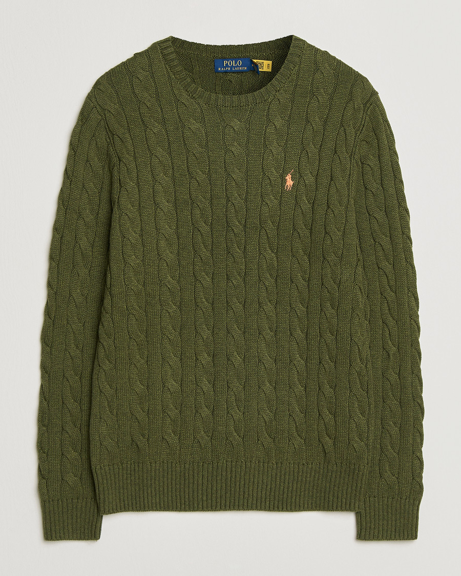 Mies | Puserot | Polo Ralph Lauren | Cotton Cable Pullover Garden Trail Heather