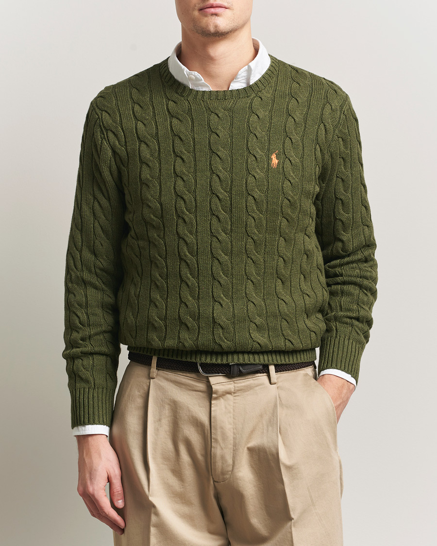Mies | Puserot | Polo Ralph Lauren | Cotton Cable Pullover Garden Trail Heather