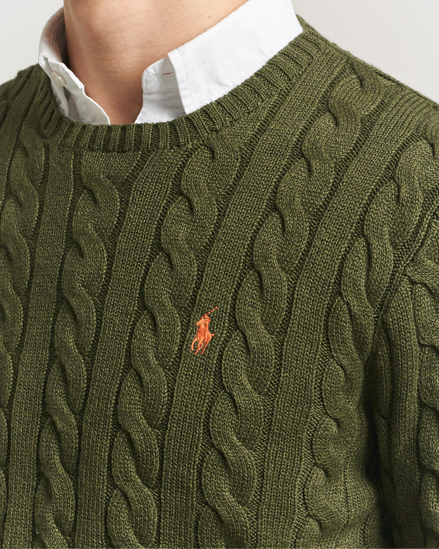 Mies | Puserot | Polo Ralph Lauren | Cotton Cable Pullover Garden Trail Heather