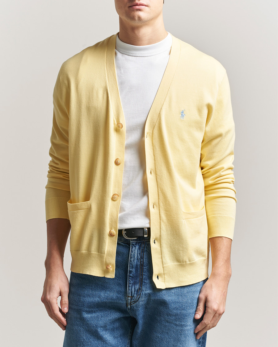Mies | Puserot | Polo Ralph Lauren | Cotton Cardigan Wicket Yellow