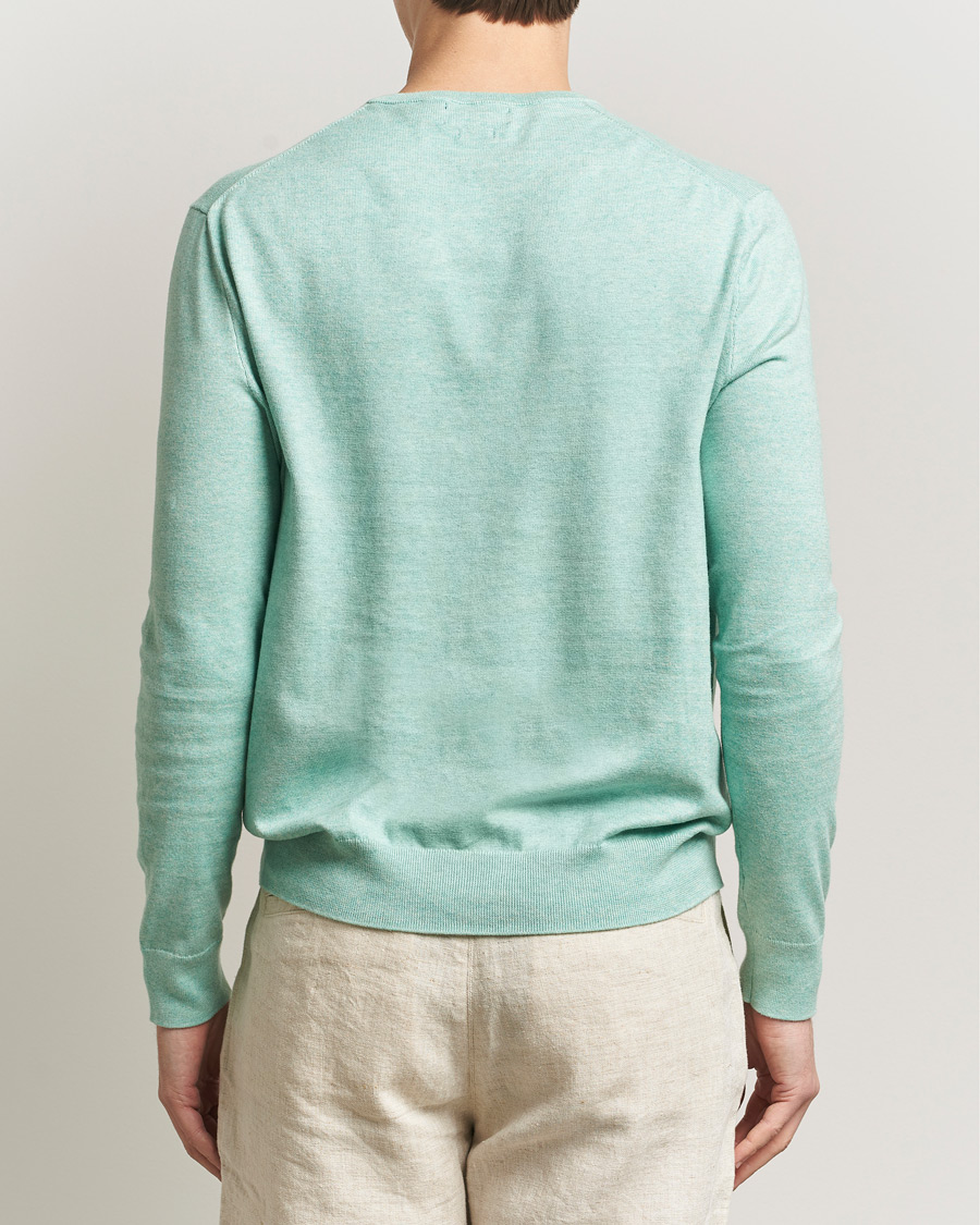 Mies | Puserot | Polo Ralph Lauren | Cotton Crew Neck Sweater Green Heather