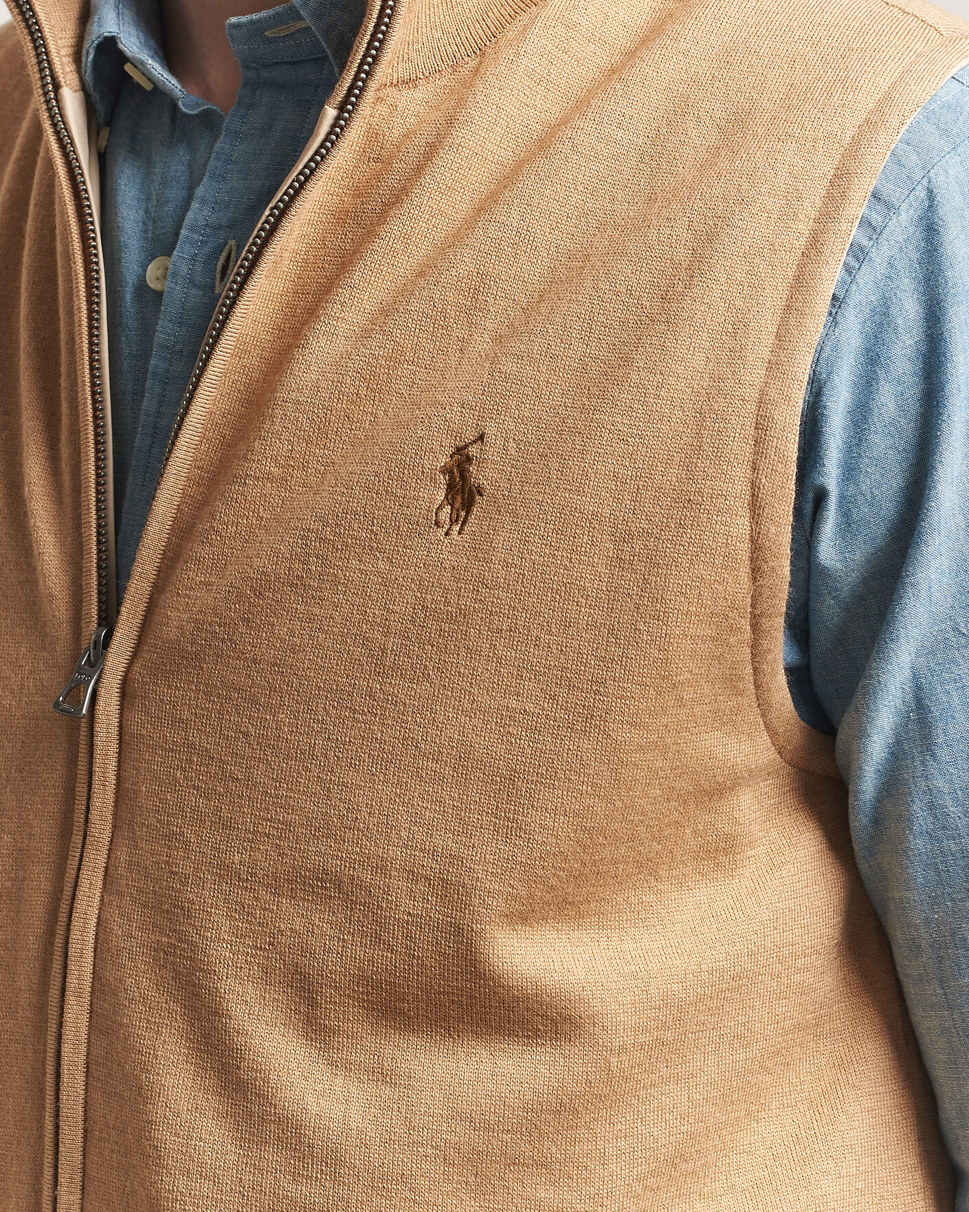 Mies | Puserot | Polo Ralph Lauren | Wool Blend Vest Camel Combo