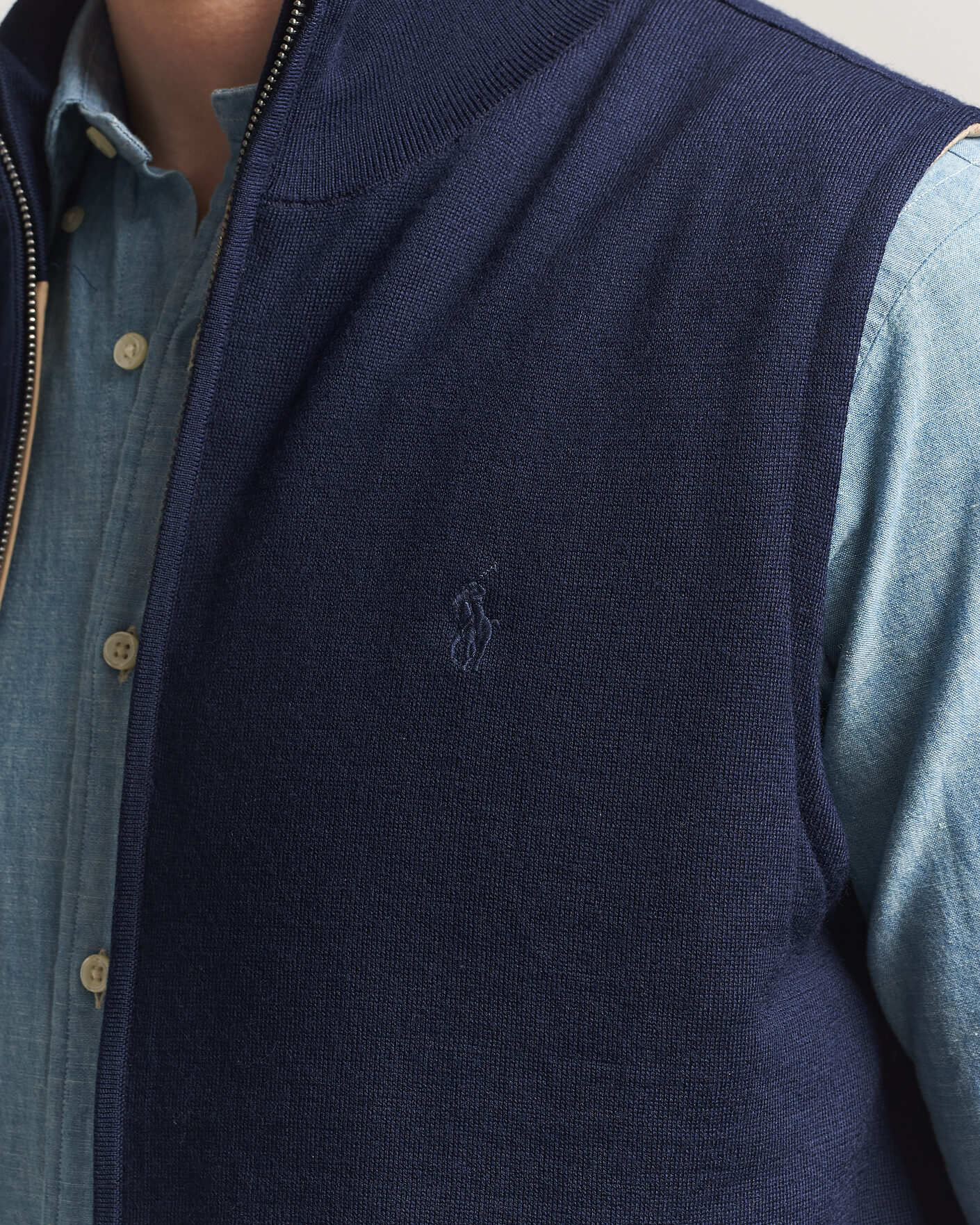 Mies | Puserot | Polo Ralph Lauren | Wool Blend Vest Navy Combo