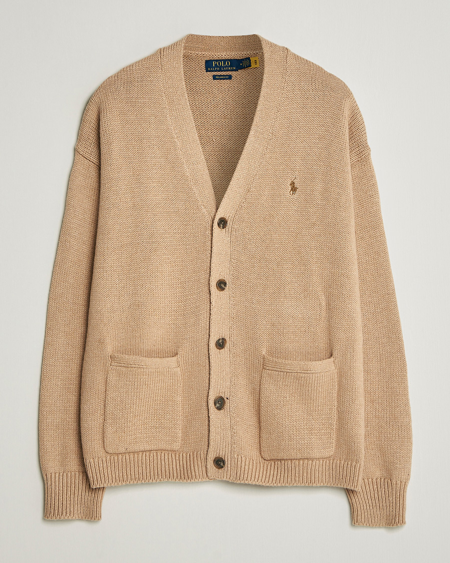 Mies | Puserot | Polo Ralph Lauren | Cotton Cardigan Camel Melange