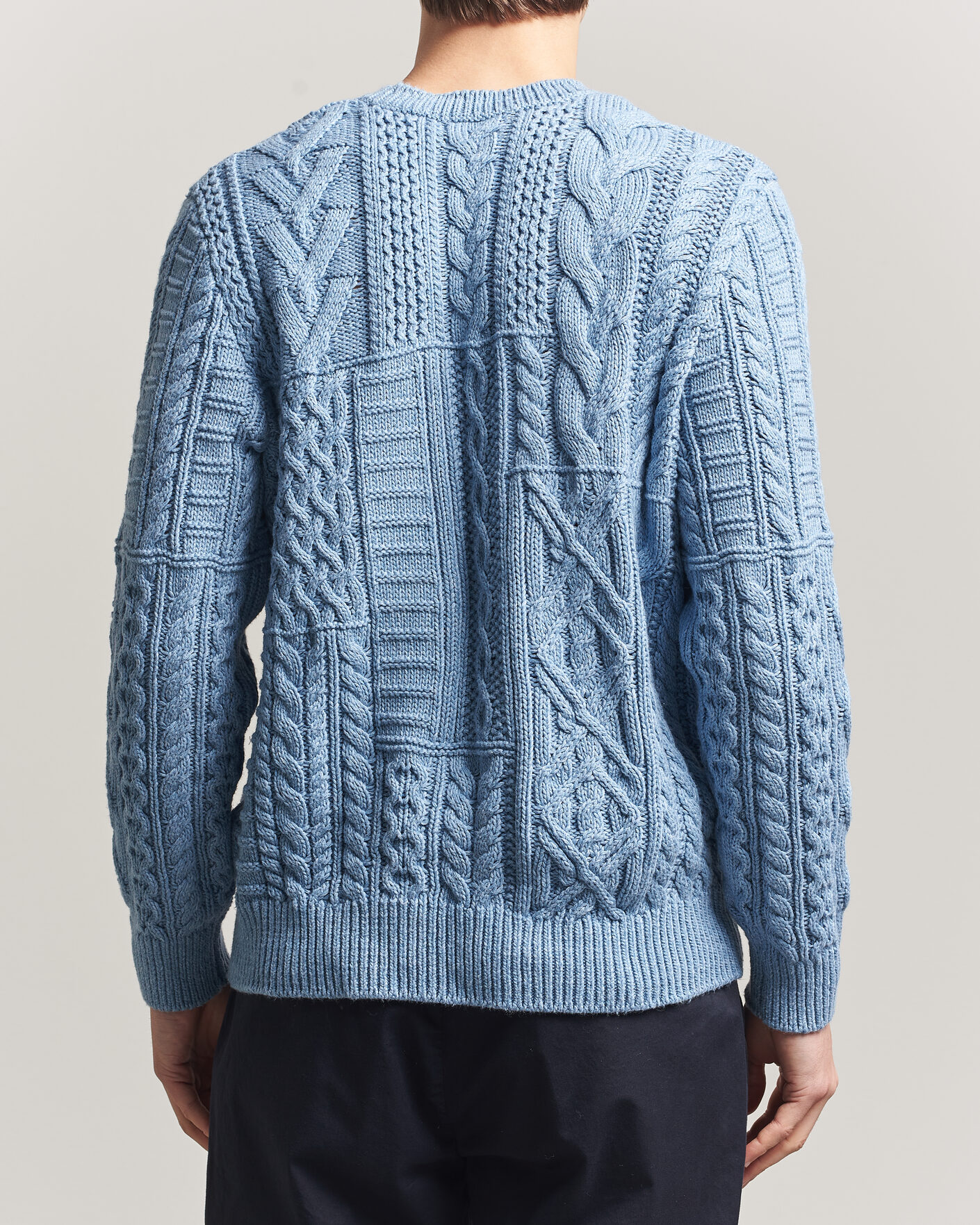 Mies | Puserot | Polo Ralph Lauren | Cotton Flag Sweater Light Blue Combo