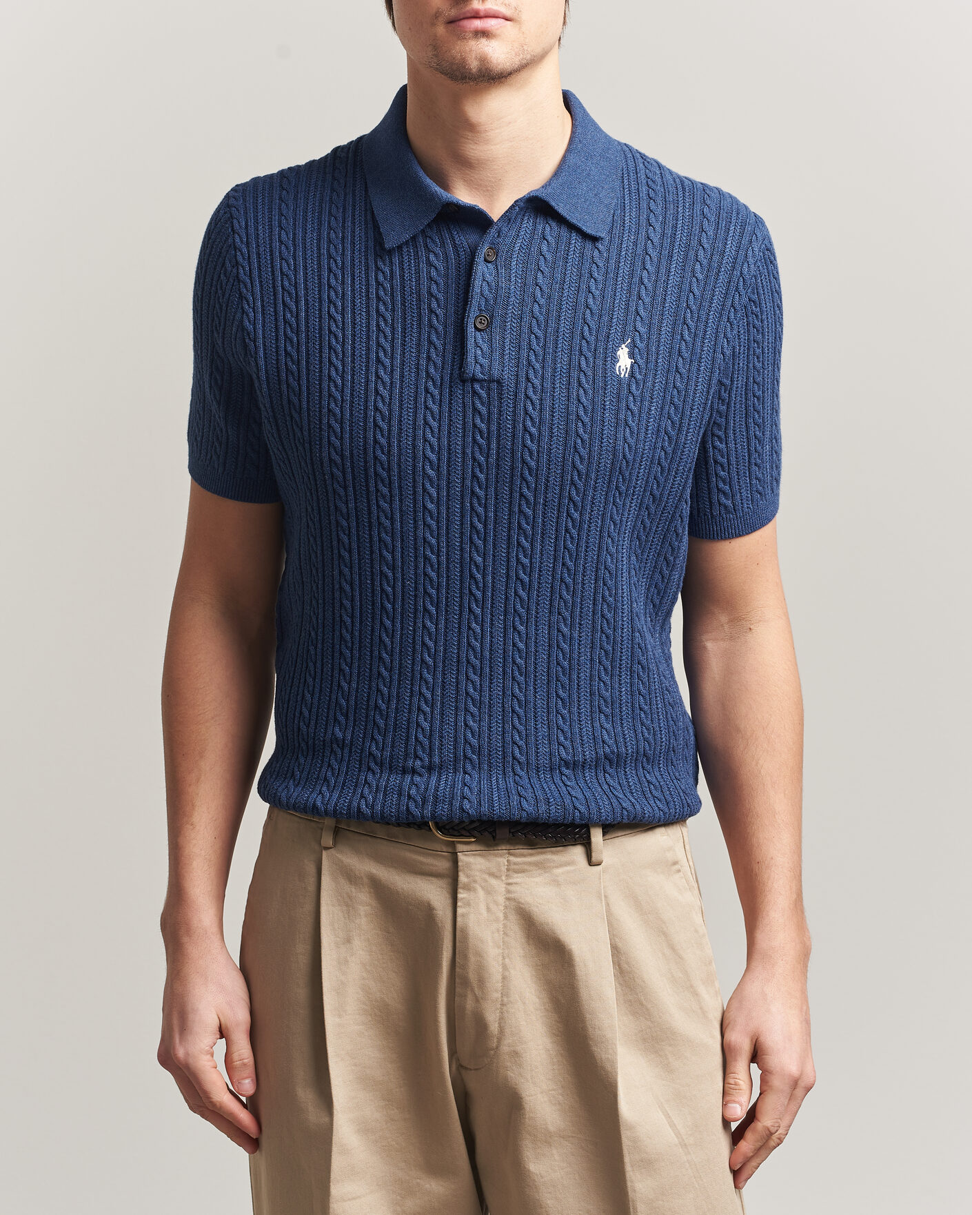 Mies | Pikeet | Polo Ralph Lauren | Cotton Polo Rustic Navy Heather
