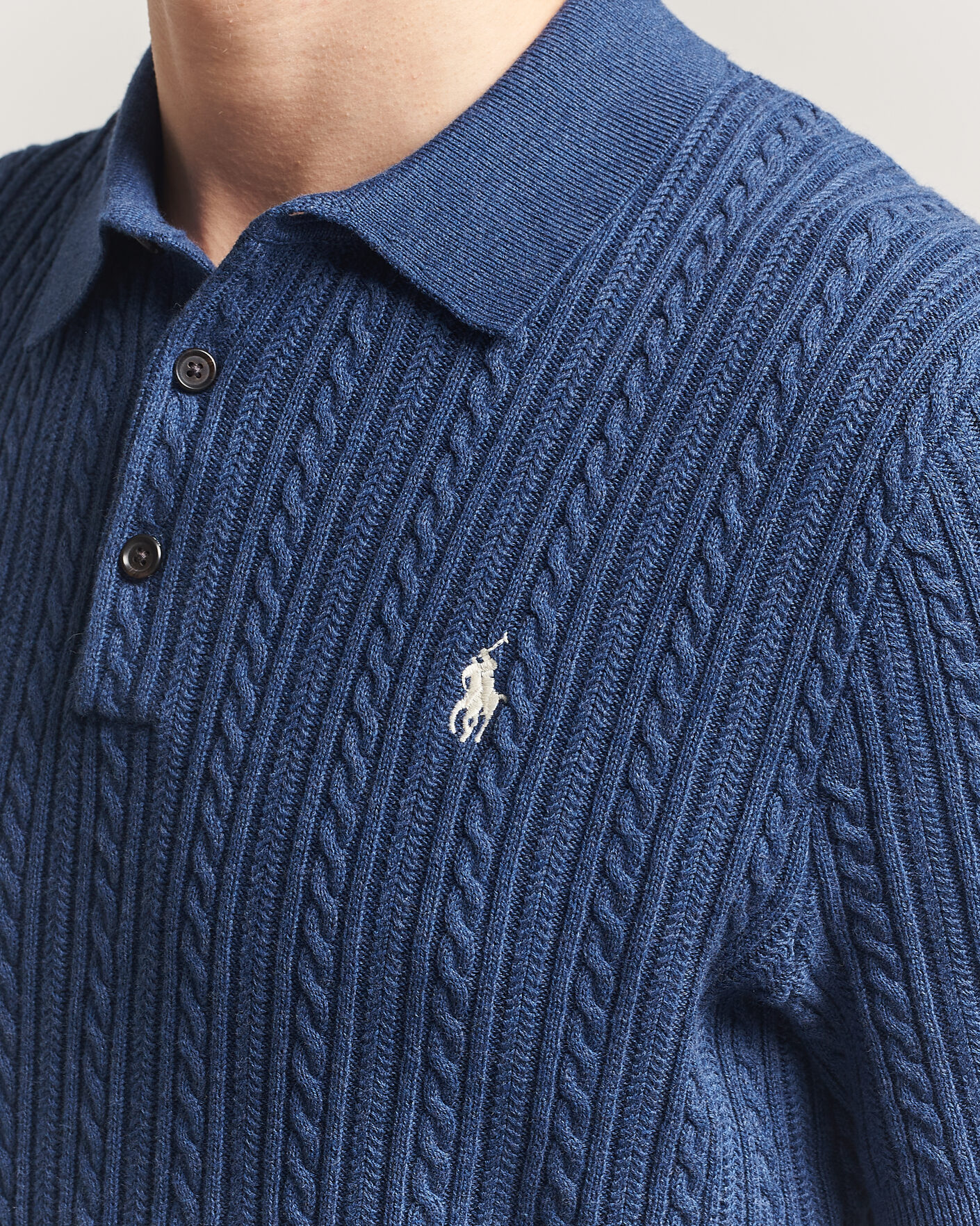 Mies | Pikeet | Polo Ralph Lauren | Cotton Polo Rustic Navy Heather