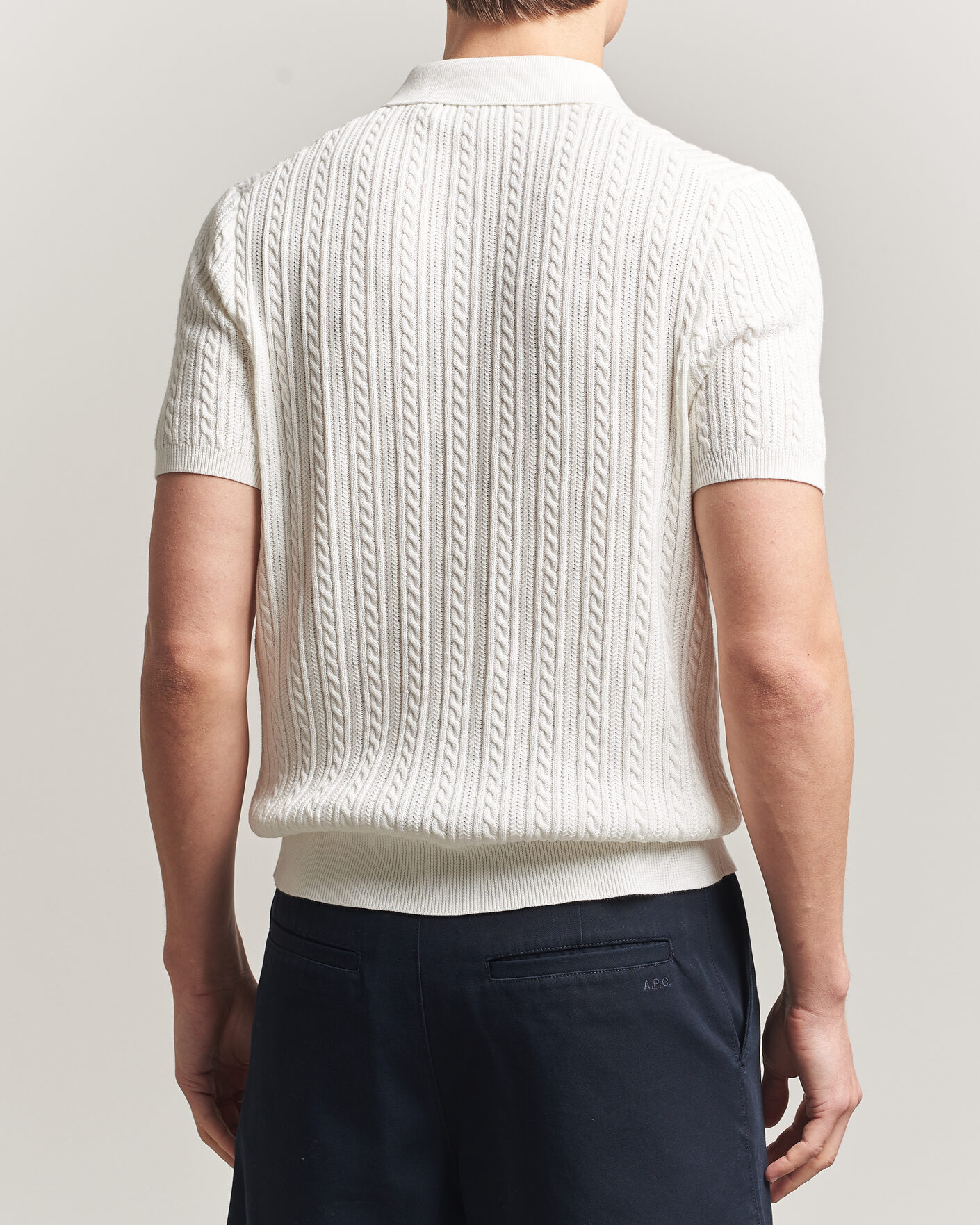 Mies | Pikeet | Polo Ralph Lauren | Cotton Polo Deckwash White/Navy