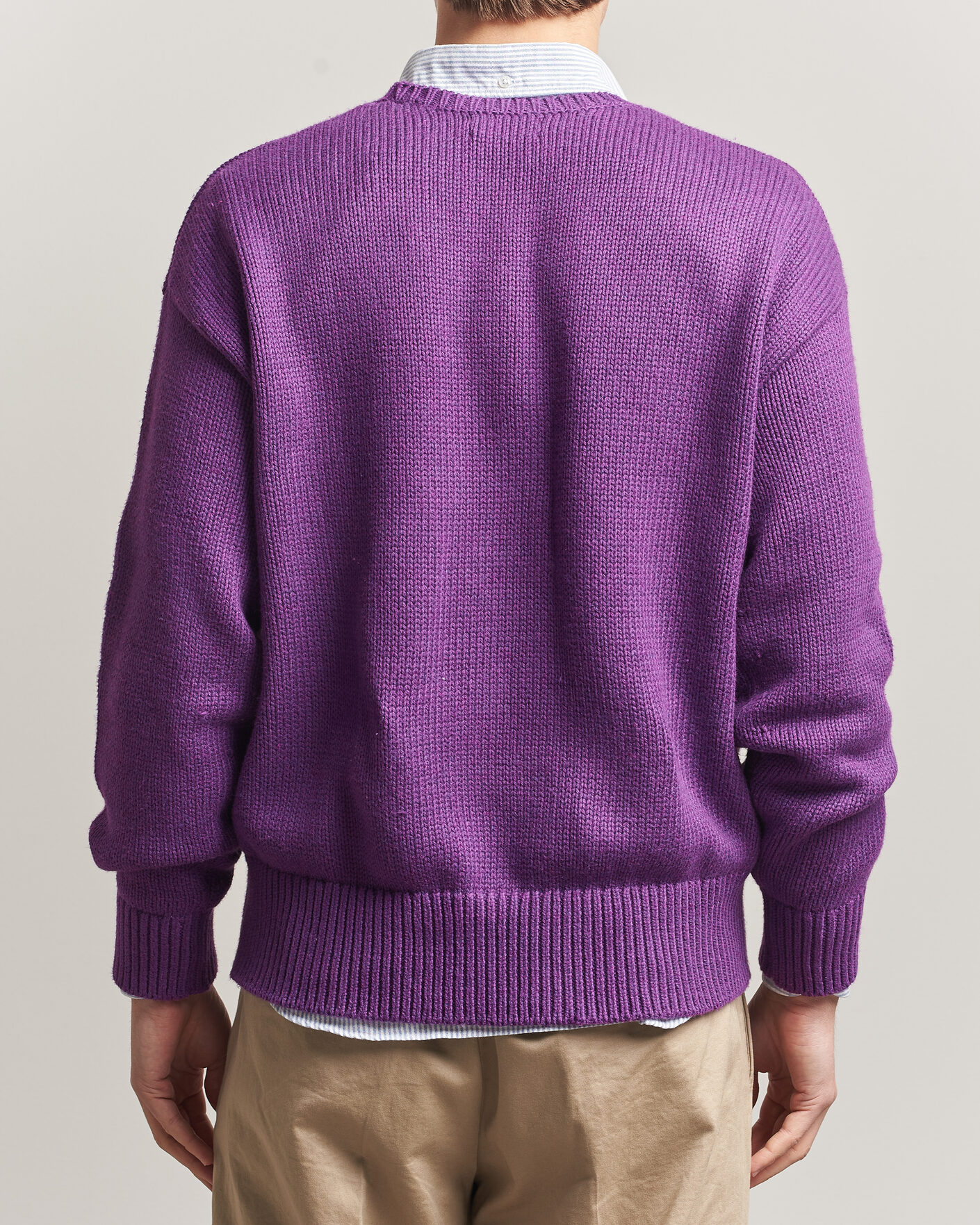 Mies | Puserot | Polo Ralph Lauren | Cotton Logo Sweater Purple Heahter