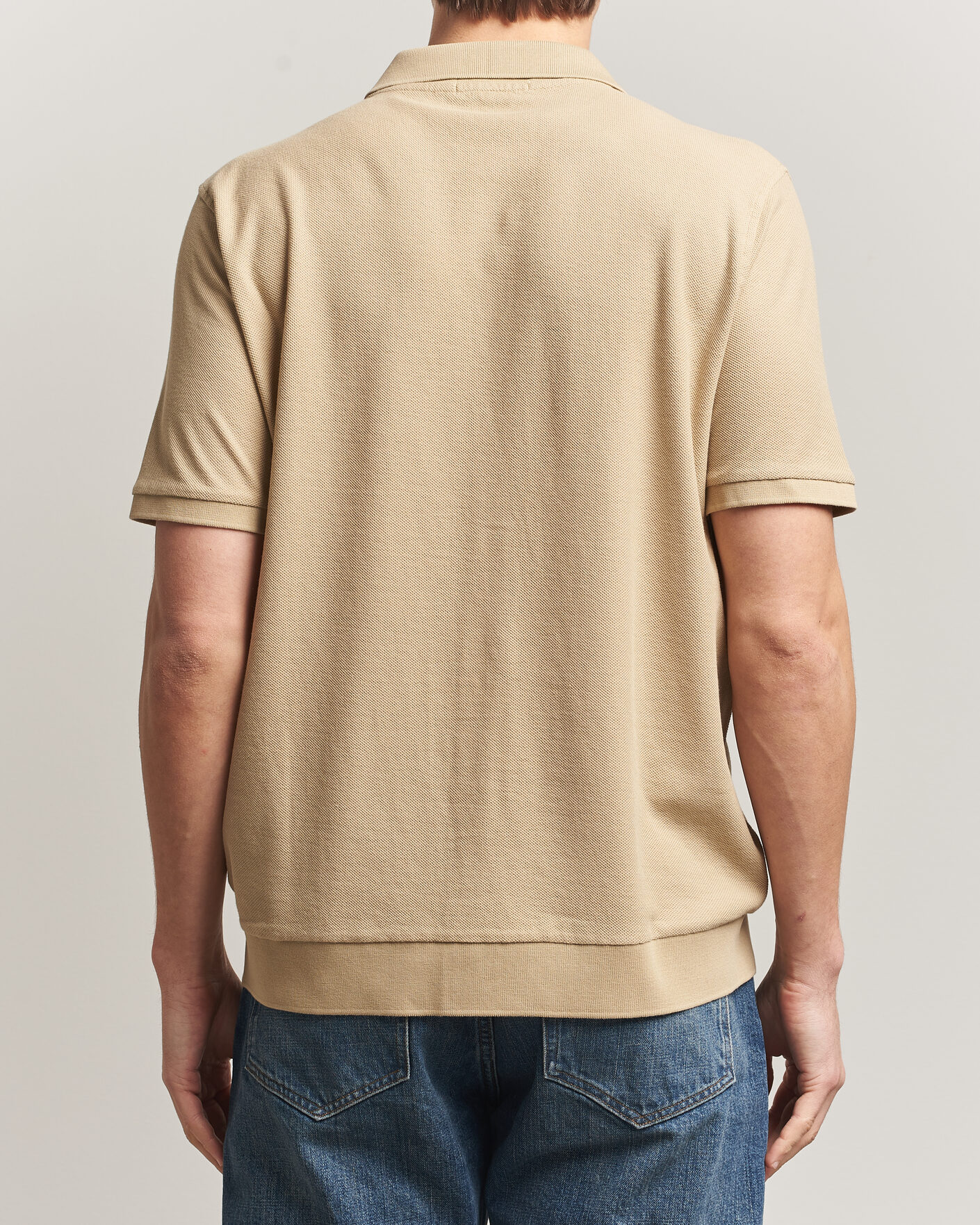 Mies | Pikeet | Polo Ralph Lauren | Cotton Knitted Polo Coastal Beige