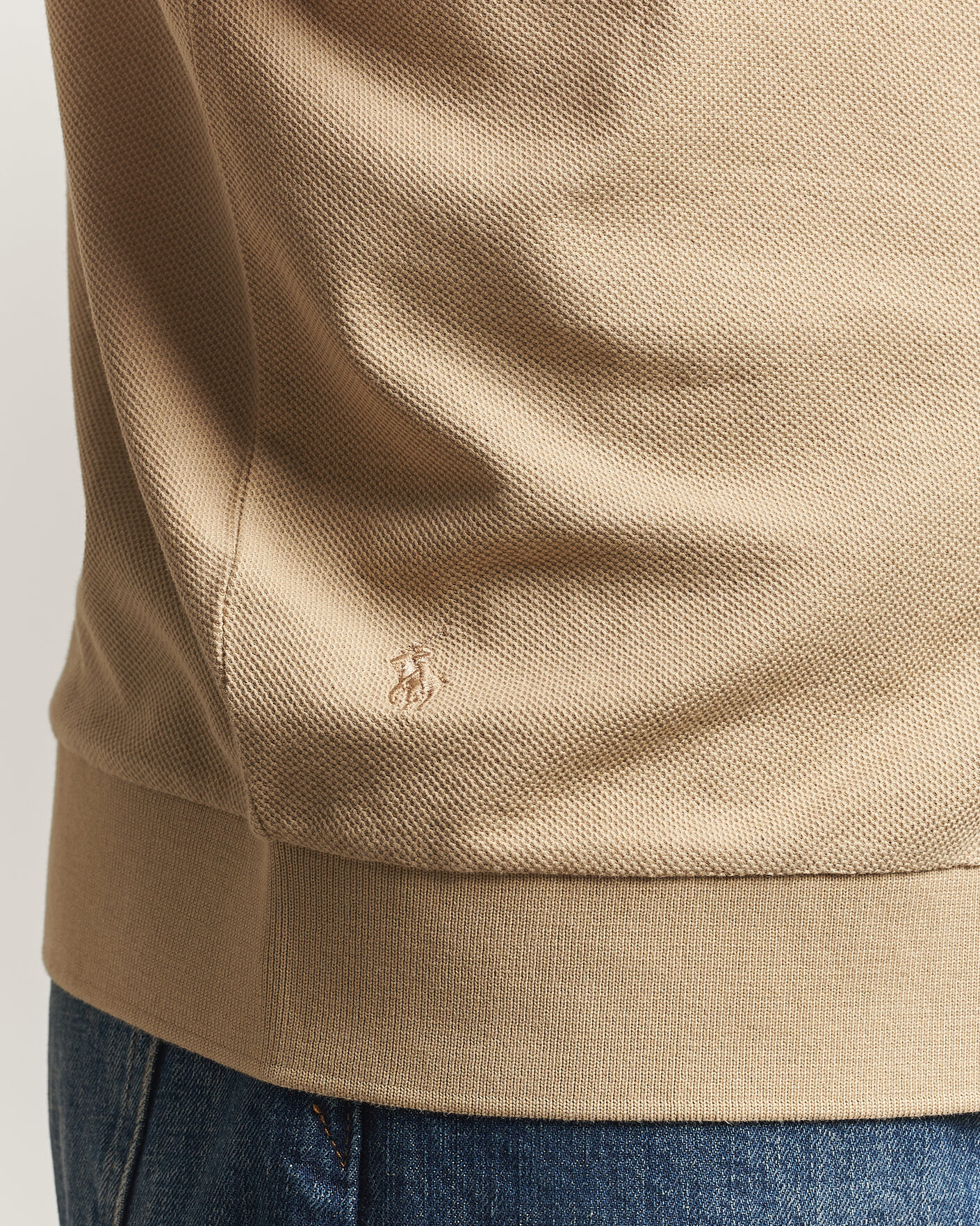 Mies | Pikeet | Polo Ralph Lauren | Cotton Knitted Polo Coastal Beige