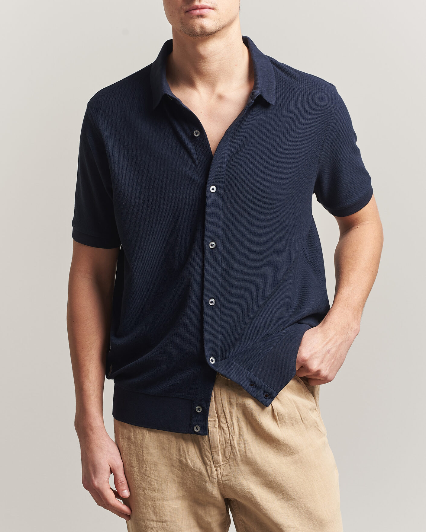 Mies | Pikeet | Polo Ralph Lauren | Cotton Knitted Polo Aviator Navy
