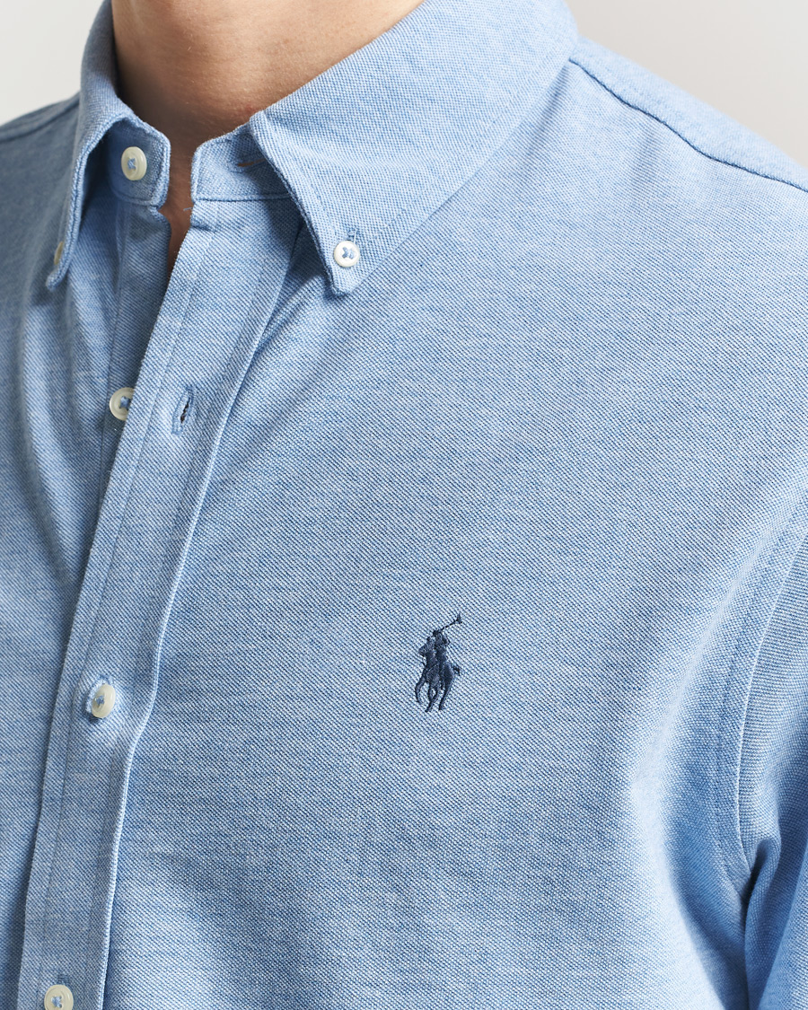 Mies | Kauluspaidat | Polo Ralph Lauren | Featherweight Mesh Shirt Isle Heather